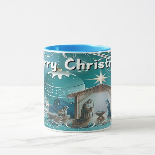 Mug Caneca com cor dentro-Natal (Centre)