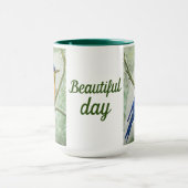 Mug Caneca com ilustração pássaro belle journée (Centre)