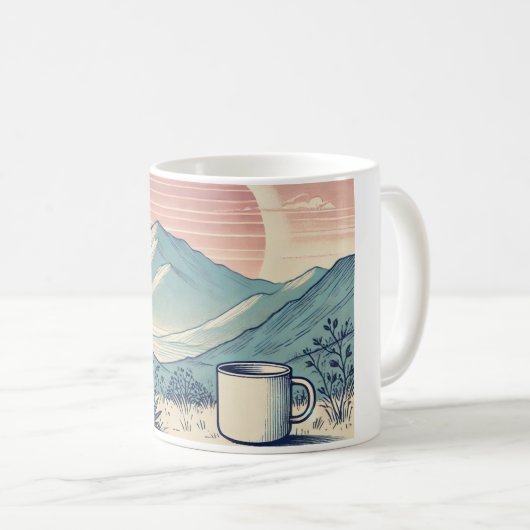 Mug Caneca com imagem de paisagem (Devant droit)