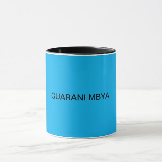 Mug Caneca com o nome "GUARANI MBYA" (Centre)