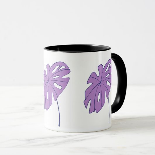 MUG CANECA COMBO - FOLHA LILÁS (Devant droit)