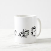 Mug Caneca Cow Evolution (Devant droit)
