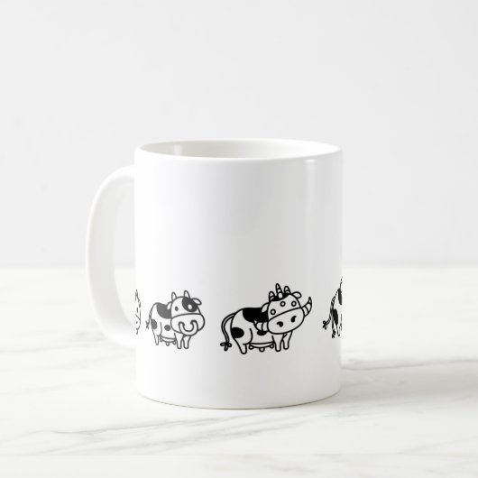Mug Caneca Cow Evolution (Devant gauche)