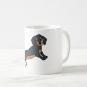 Mug Caneca Dachshund (Devant droit)