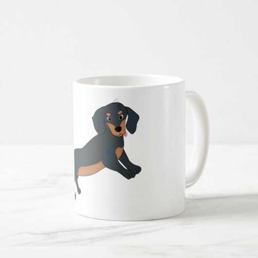 Mug Caneca Dachshund (Devant droit)