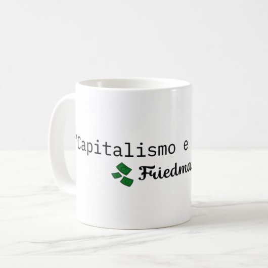 Mug Caneca de Café: Friedman. (Devant gauche)