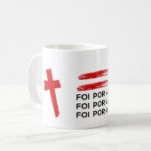Mug Caneca Deus Lutou por mim (Devant gauche)