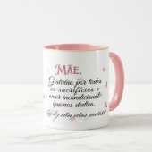 Mug Caneca dois tons, dia das mães (Devant droit)