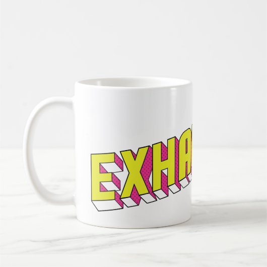 Mug Caneca "Exhausted" (Gauche)