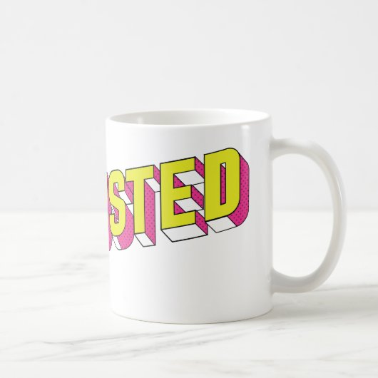 Mug Caneca "Exhausted" (Droite)