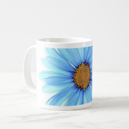 Mug caneca flor azul (Devant gauche)
