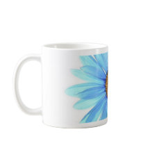 caneca flor azul