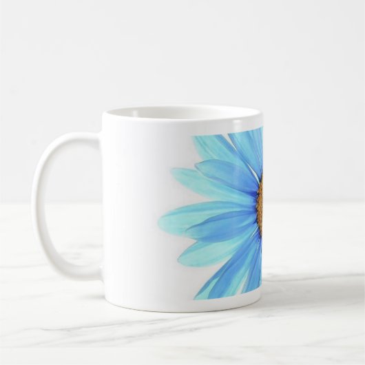 Mug caneca flor azul (Gauche)