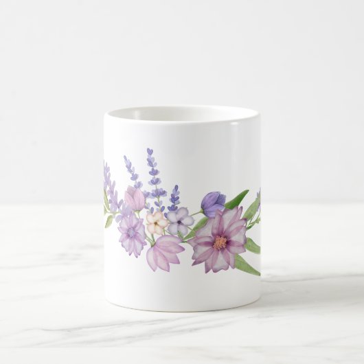 Mug Caneca Flores e Borboletas (Centre)