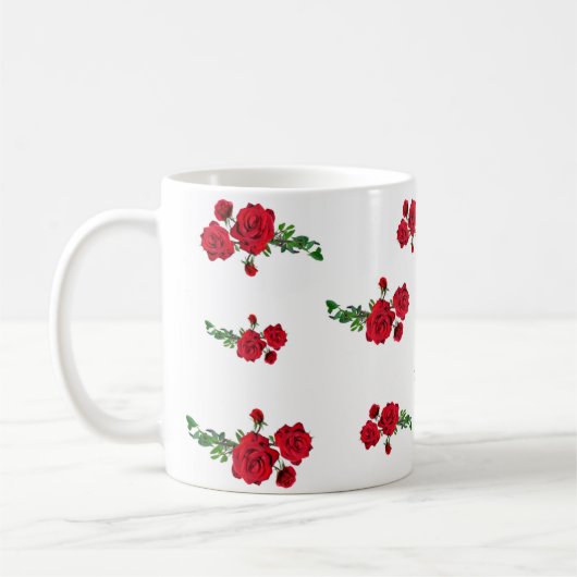 Mug Caneca Florida Rosas (Gauche)