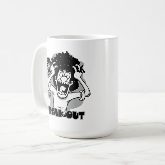 Mug Caneca Freak Out (Devant gauche)