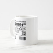 Mug Caneca Gamer (Devant gauche)