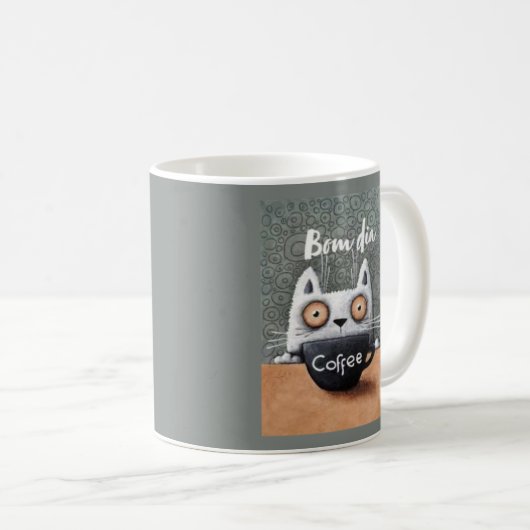 Mug caneca gato (Devant droit)