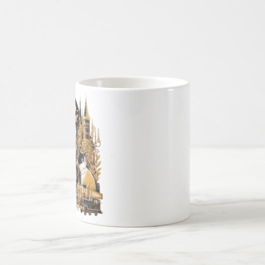 Mug Caneca Gatos Hogwarts (Centre)
