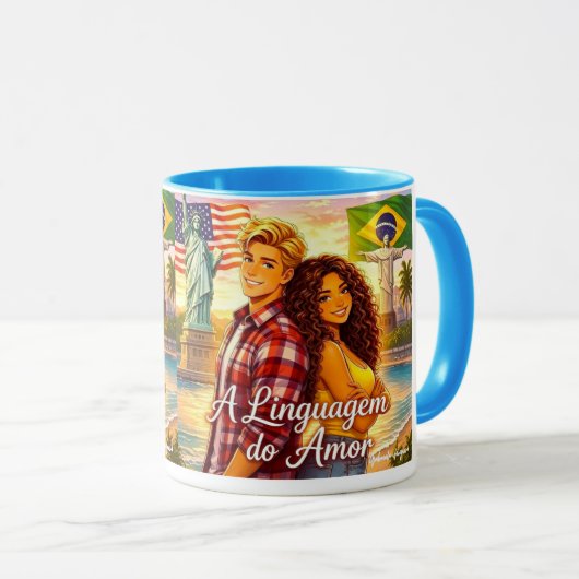 Mug Caneca literária A linguagem do amor (Devant droit)