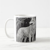 Mug Caneca Lobo da noite (Gauche)