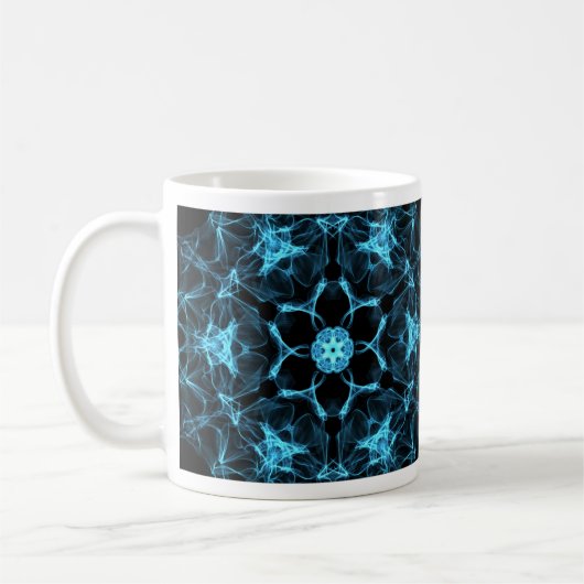 Mug caneca Mandala Espectral Blue (Gauche)