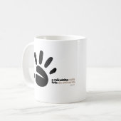 Mug Caneca Mãozinha Síndrome de Down T21 (Devant gauche)