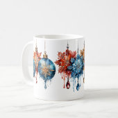 Mug Caneca (Mug) Bola de Natal Chique (Devant gauche)
