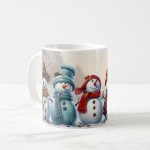 Mug Caneca (Mug) Bonecos de Neve (Devant gauche)