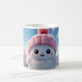 Mug Caneca (Mug) Bonequinhos de Neve Fofos (Centre)