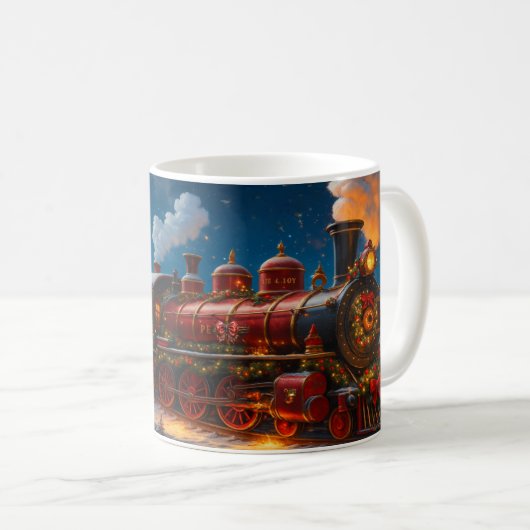 Mug Caneca (Mug) Expresso do Papai Noel (Devant droit)