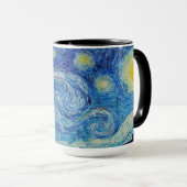 Mug Caneca Noite Estrelada Van Gogh (Devant droit)