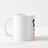 Mug caneca panda coração desenho (Gauche)
