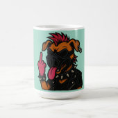 Mug Caneca para café cachorro maluco (Centre)