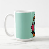 Mug Caneca para café cachorro maluco (Gauche)