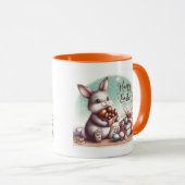 Mug caneca personalizada coelho da páscoa (Devant droit)