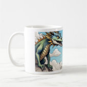 Mug Caneca personalizada com desenho de dragões (Gauche)