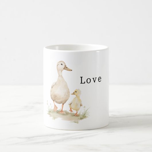 Mug Canetons Bébés de Maman Jaune (Centre)