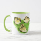 Mug Canetons de canard colvert enneigés (Gauche)