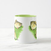 Mug Canetons de canard colvert enneigés (Centre)