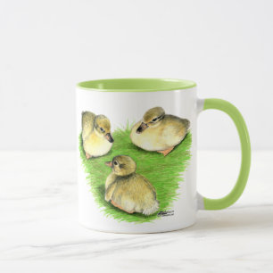 Mug Canetons de canard colvert enneigés