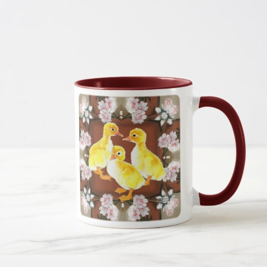 Mug Canetons et roses (Droite)