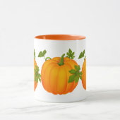 Mug Canette à café Citrouille Orange Fall (Centre)
