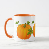 Mug Canette à café Citrouille Orange Fall (Gauche)