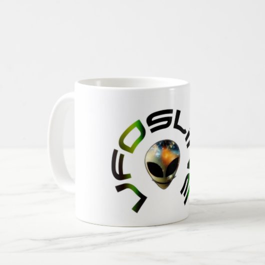 Mug Canette avec bientôt UfosLine (Devant gauche)
