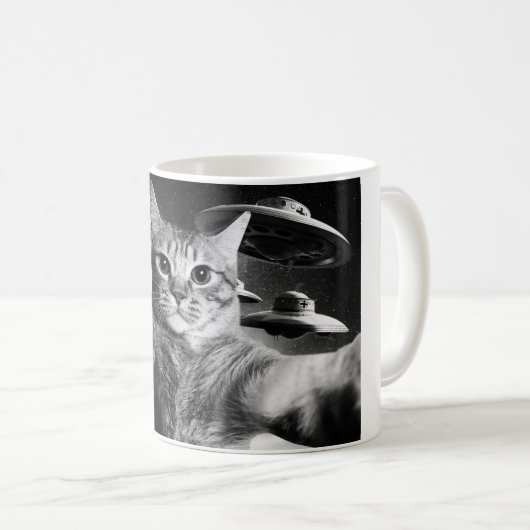 Mug Canette Cat Space (Devant droit)