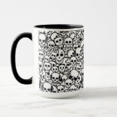 Mug Canette Caveirinhas Black (Gauche)