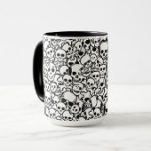 Mug Canette Caveirinhas Black (Devant gauche)