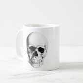 Mug Canette Crâne c/nom personalizad 325ml classique (Devant gauche)
