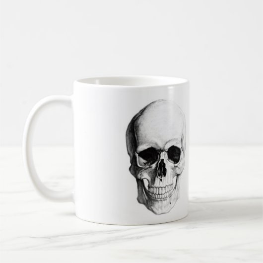 Mug Canette Crâne c/nom personalizad 325ml classique (Gauche)